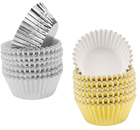 PRETYZOOM 200Er Packung Muffinförmchen Deko Tassen Weihnachtspapier Kuchen werkzeug Papierbecher Muffinförmchen aus Papier Cupcake-Förmchen zum Backen Ölpapier Pappbecher Zubehör Backpapier