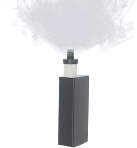 Máquinas de niebla portátiles | Máquina de humo para fotografía de escenario, eventos al aire libre, accesorios de cosplay, Halloween, DJ, fiesta Samll (negro graso)
