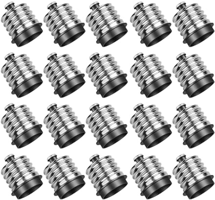 Yiahin Convertitore da E40 a E27 Socket – Adattatore portalampada per lampadine LED, lampadine a incandescenza e CFL – Alta qualità, set da 20