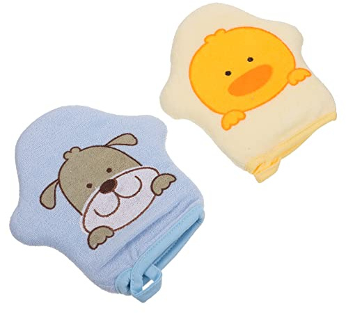 Hohopeti 2stücke Rückenschrubberhandschuh Für Bade Dusche Praktische Körperbürste Mit Tiefenreinigungsfunktion Kreativer Badeschrubber Für Junge Mädchen Und Erwachsene Geeignet Für