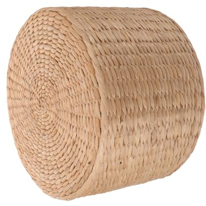 Yardwe Sgabello Intrecciato Piccolo Per Bambini Sgabellino Per Cambio Scarpe E Poggiapiedi Esterno in Rattan Leggero E Multifunzione Per Giardino Cortile