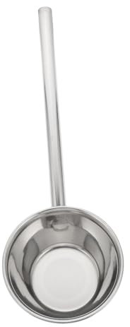 Amosfun Stainless Steel Long Handle Water Ladle Dippers for Garden Kitchen Water Scoop Extra Long Handle Ladle for Gardening