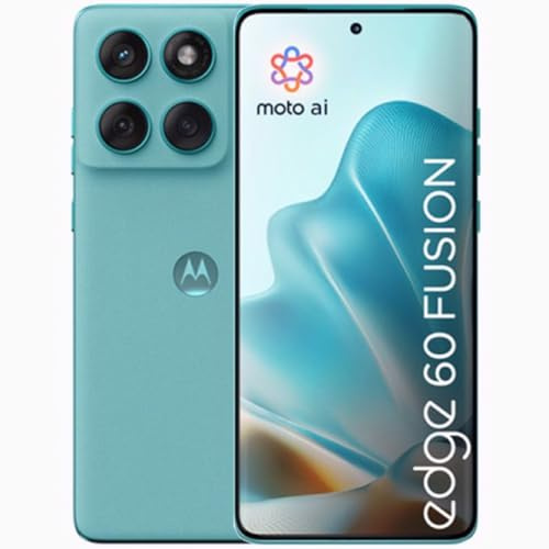 Motorola Edge 60 Fusion 256GB Amazonite EU 16,94cm (6,67) OLED Display, Android 15, 50MP Dual-Kamera [Energieklasse A] (PB7E0034SEEU)