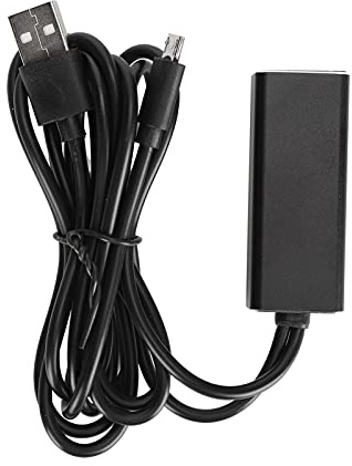 POENVFPO Adaptador Micro USB a RJ45 Ethernet, Transmisión 4K, Ethernet de 10/100Mbps, Enchufe y Reproducción, Cuerpo de Aleación de Aluminio