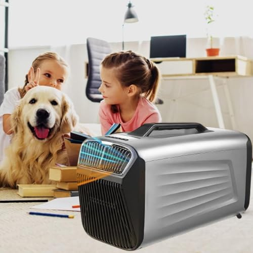 Condizionatore Portatile 5400btu Di Raffreddamento E 5600btu Di Riscaldamento, Unità Ac 4 In 1 Con Deumidificatore/Raffreddatore/Ventilatore/Sonno,Per Tenda Da Campeggio, Camper O Casa,Green
