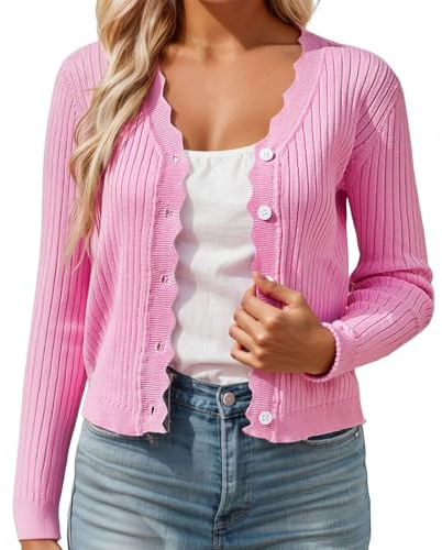GXYANiaoy Dirndl Weste Damen - Leicht Bolero Jäckchen Dirndl Jacke Trachtenjacke Cardigan Trachtenweste Strickweste Trachten Strickjacken Kurze Blusenjacke Für Oktoberfest