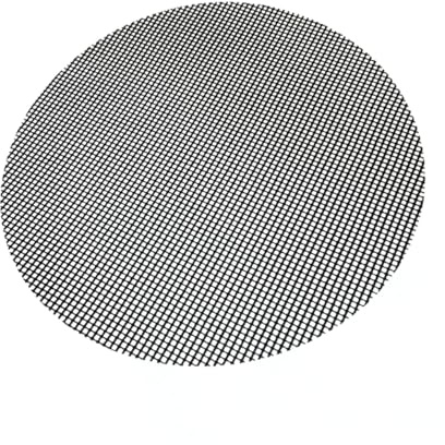 ROMISBABA Tapis de Cuisson Antiadhésif pour Barbecue Rond 40 Cm, Grille de Barbecue Résistante la Chaleur, Filet de Cuisson Réutilisable pour Grillades en Extérieur