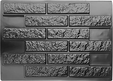 Forma di stampo da parete Produzione fai-da-te Forme di cemento in plastica ABS riciclabile resistente all'usura per la decorazione della casa del giardino