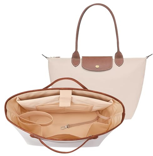 KALIDI Handtaschen Organizer für Longchamp Le Pliage,Taschenorganizer Longchamp Taschen Organizer Wasserdicht mit Multifunktionalen Taschen Großes