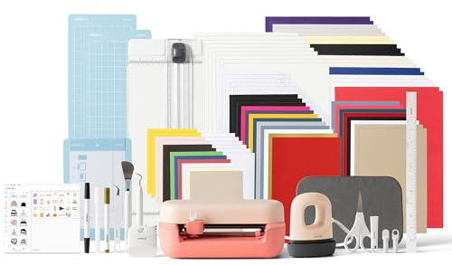 Cricut Joy™ 2 Ultimate Bundle + Digitale Inhalte, Intelligente kompakte Schneidemaschine mit Heißpresse für DIY-Bastelprojekte, individuelle Karten, Aufkleber & Etiketten
