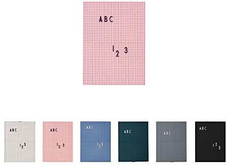 Design Letters Letterboard A4 Rosa | Stecktafel 29x21 cm | Memoboard | Filz-Buchstabentafel zur Dekoration | Message Board für Zimmer deko, büro deko, Wanddeko | Stecktafel Buchstaben | Memotafel