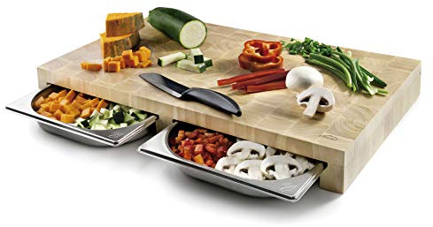 Lacor 60591 - Planche à découper en caoutchouc domestique avec double | Ustensile professionnel durable; conçu pour un rendement optimal y nettoyage rapide et facile au lave-vaisselle