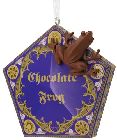 Hallmark Collectable Harry Potter Chocolate Frog and Box Christmas Ornament, Harry Potter Decoration, Christmas Hanging Ornament, Gifts for Christmas