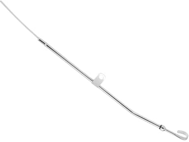 KIMISS Oil Dip Stick, Engine Oil Dipstick High Accuracy Chromed Stainless Steel Engine Dipstick for BB Engines 361 383 400 413 for Accurately Measure Oil Level