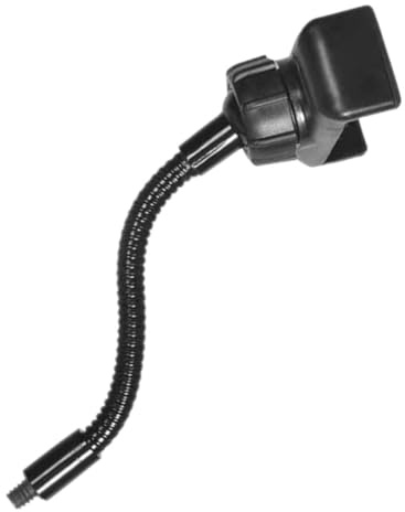 Toyvian Pinzas para Teléfono Móvil de Metal Negro Ajuste de Ángulo, Soporte Seguro para Micrófono y Móvil en Transmisión y Grabación, Paquete de 4 Unidades