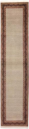 Nain Trading Sarough Mir 87x369 Handgeknüpft Orientteppich Läufer Teppich Indien Wolle