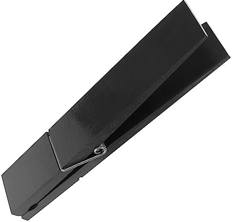 Cabilock Porte-Serviettes Décoratif Grosse Pince à Linge en Bois Naturel, Résistance, pour Salle De Bain Et Chambre, Accessoire Mural Pratique Et Léger, Gris