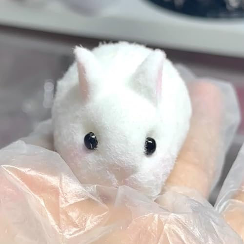 Easter Bunny Squeeze Toys, Cute Soft Fidget Toys Stress Relief Squeeze Toys, Animals Toy Party Bags Fillers for Boys Girls Birthday Party Easter Gifts (Bunny)