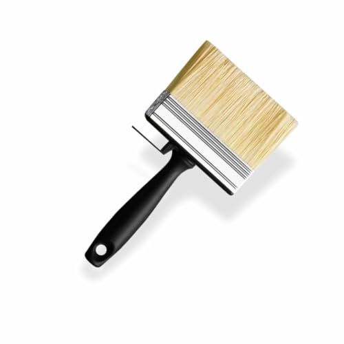 Shed & Fence Paint Brushes Fence Wall Painting Tools Woodwork Paint Brush Garden Shed Multi Purpose All Round Decking Brush Set For Renovation Limewash Furniture 12 Cm Wide (1 Count)
