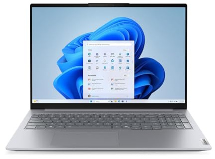 Lenovo ThinkBook 16 G8 IRL 21SH0002US - Portátil con pantalla táctil de 16 pulgadas - WUXGA - Intel Core 7 240H - 16 GB - SSD de 512 GB - Teclado inglés - Gris ártico - Chip Intel - 1920 x 1200