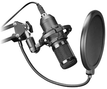 Watio Wave Dynamisches Mikrofon mit Anti-Vibrations-Unterstützung, XLR-Anschluss, Frequenz von 20 Hz bis 20 kHz, ideal für Aufnahmen und Streaming*