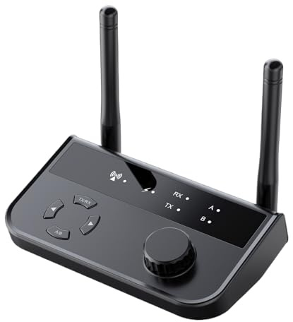 Drahtloser Empfänger - Drahtloser Empfänger Sender - Doppelte Verbindung Für Kopfhörer Spielkonsolen TV PC Handys Lautsprecher Hause Auto Musik