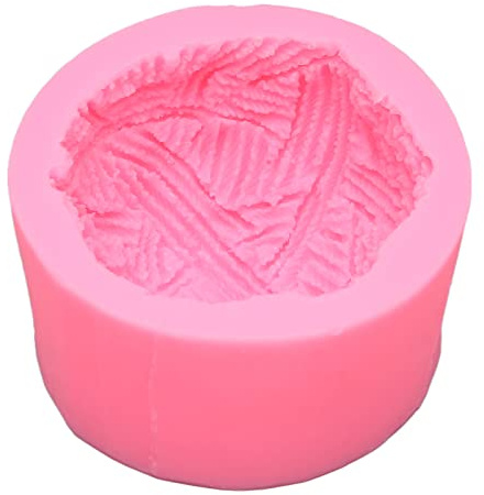 Stampo a fondente a base di lana dimensionale, stampo in silicone caramelle rosa per torte di fondente al cioccolato gelatine pane dessert che creano progetti di torta decorazione