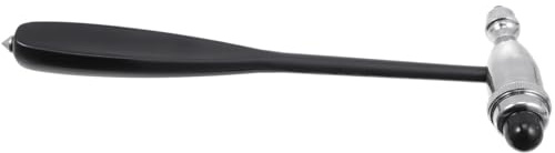Veemoon Martillo de Diagnóstico Neurológico de Metal Doble Cabeza, Plexor para Reflejos Musculares y Prueba Sensorial, 1 Unidad, Uso Clínico y Hospitalario Color Aleatorio