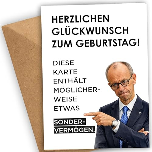 PräsenteEnte Lustige Geburtstagskarte Geldgeschenk mit Umschlag – Happy Birthday Glückwunschkarte für Männer & Frauen – Humorvolle Karte zum Geburtstag für Freunde, Partner, Kollegen