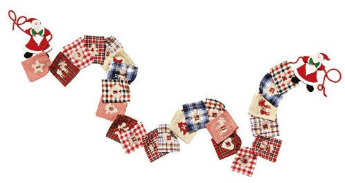 Adventskalender Säckchen bunt - Baumwolltaschen zum Befüllen