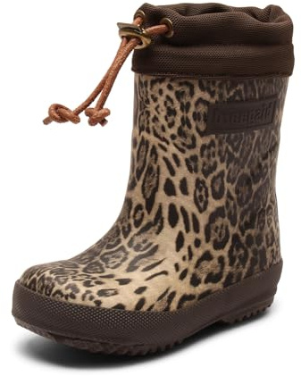 Bisgaard Unisex barn termogummistövlar, leopard, 33 EU