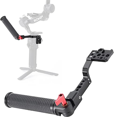 Gimbal Griff Halterung für DJI Ronin S/SC/RSC2 180° Verstellbare Professioneller Video Handgriff Halter Monitorhalterung mit Kaltschuhplatte