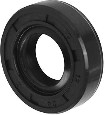 PATIKIL 12 mm x 24 mm x 7 mm Wellendichtring, Doppellippen-Öldichtung aus Gummi