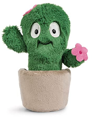 NICI Plüschfigur Kaktus Henriette 18 cm – lustige Pflanze aus weichem Plüsch, nachhaltiges Kuscheltier für Kinder & Erwachsene, 48941, tolle Geschenkidee, grün