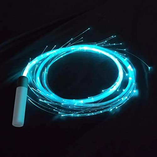Dous LED-Glasfaser-Weltraumpeitsche, Um 360 Grad Drehbare Tanzpeitsche, Superhelle -Tanzpeitsche Mit 7 Lichtfarbwechseln, Batteriebetriebene Glasfaser-Peitsche Für Show- -Musikfestival