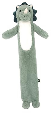 Long Hot Water Bottle Kids Dino Faux Fur 1 Litre