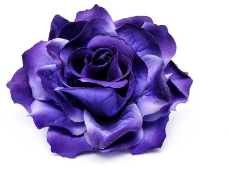 Wisafory 10 Stück Künstliche Blumenköpfe Rosen Blütenköpfe RosenKöpfe Kunst Blumen Rosen Köpfe Kunstblumen Rosen Seidenblumen Dekoration für Hochzeit Party DIY Basteln 11 cm Lila | Realistische Rosenoptik, pflegefreie Seidenblumen, ideal für Hochzeit, Tischdeko, Kränze, Geschenkgestaltung und Basteln