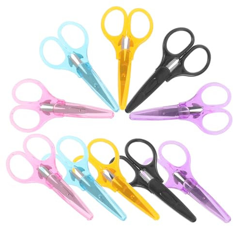 CIMAXIC 10stücke Tragbare Multifunktions-schere Aus Für Basteln Und Büroarbeit Verschleißfeste Papierschneidescheren Für Scrapbooking Und Kartenherstellung