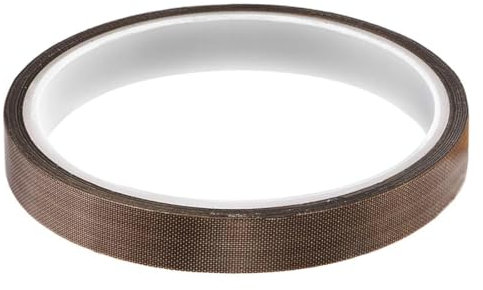 Aililong PTFE Rivestito Teflon Tape 13mm x 10m Nastro Adesivo Resistente al Calore per Vuoto, Mano e Tenuta a impulsi -Perfetto per Uso Domestico e Industriale.
