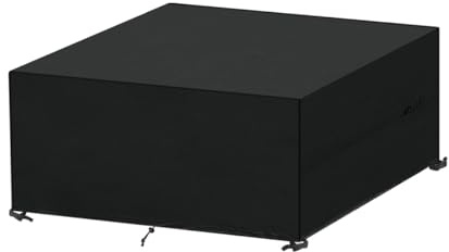 SanGlory Gartentisch Abdeckung 200x150x74cm, Abdeckhaube Gartenmöbel Rechteckig Lounge Abdeckung Wasserdicht Abdeckplane für Gartenmöbel Winterfest Tischabdeckung Gartenmöbel Plane, Anti-UV