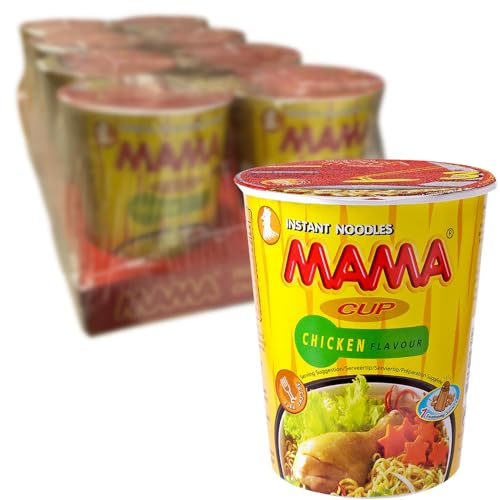 MAMA - Nouilles instantanées Poulet - Multipack (8 x 70 g)