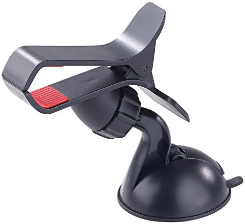 PEARL Handyhalterung fürs Auto: Universal-Kfz-Halterung für Smartphones, Navis & Co. bis 9,5 cm Breite (Handyhalter fürs Auto, Smartphonehalter, Halterungen für Navi)