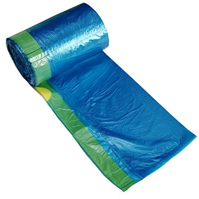 Bolsas de basura pequeñas Fangkun de 4 galones con cordón, bolsas de basura de baño, 15 litros, bolsas de basura para cubos de basura para el hogar y la oficina