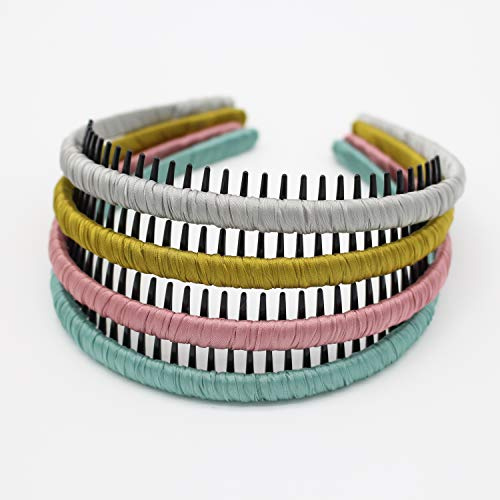 JOBAND girls headbands with teeth，Non Slip durable Hair bands (4 Colors)