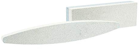 2 teiliges Schleifstein Set | Abziehstein zum schärfen Ihrer Klingen | Abziehstein - Sensenwetzstein - Schärfstein - Wetzstein - Messer Schleifhilfe