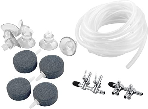 XYWHPGV Silikon Aquarium Luftpumpe Schlauch Sauerstoffschlauch Verbindungsstück Rohr Set Zubehör(e53cf 1b772 3507f 6f40c ca190 b2b8e