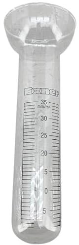 Exner Ersatzglas für Regenmesser Niederschlagsmesser Regenwassermesser aus Glas H 23cm