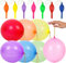 Globo de Golpe, Globo Perforado de NeóN, Adecuado para ArtíCulos de Fiesta, Globos Engrosados, Adecuado para Juegos Al Aire Libre, Globos Perforados Grandes