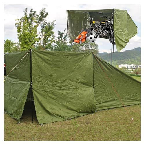 YSMSMZJK Fahrradgarage mit Abnehmbarem Schattentuch Fahrradbox Geeignet für Schaukelstuhl, Outdoor-Sofa Fahrrad überdachung Fahrradgarage Wetterfest