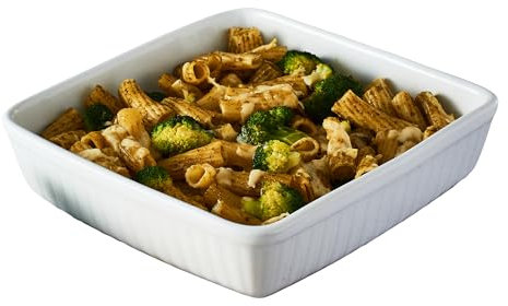 White Ceramic 24cm Square Roasting Dish Oven Baking Vegetable Tray Serving Pan